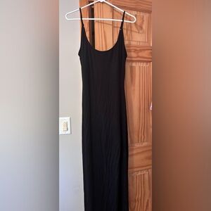 SKIMS Sleek Black Maxi Dress